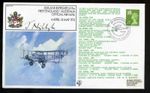 1981 RAF FF 1st England-Australia Airmail   Flown Cover signed J Nightingale