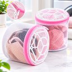 Zipped Laundry Washing Machine Mesh Net Bra Socks Lingerie Underwear Wash Bag UK