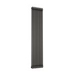 Vertical Radiator Traditional 3 Column Raw Metal Iron Style 1800 x 380mm