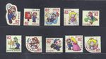 Japan 2017 Super Mario Complete Used Set Sc# 4123 a-j
