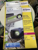 2x Avery Laser Heavy Duty Label 99x38mm 14 Per A4 Sheet White (Pack 280 Labels)