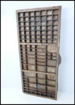 Vintage Letterpress Printers Tray Printing Display Drawer