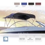 Premium Boat Bimini Top Canopy, 3 Bow, 120cm - 210cm Wide. Select Colour & Width