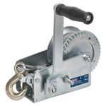 Sealey Geared Hand Winch 900kg Capacity With Cable Winches Manual Recovery DIY