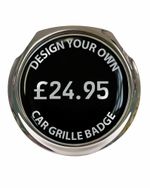 Design Your Own Car Grille Badge - FREE FIXINGS