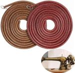 2Pcs Treadle Sewing Machine Belt, 72 Inch 3/16" Replacement Leather Belt Treadle