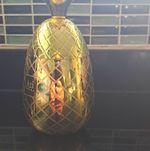 Gold Pineapple Cocktail Tumbler with Matching Lid – Tropical Barware