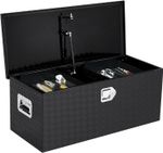 36" Truck Bed Tool Box with Sliding Shelf & Side Handle & Lock for Truck RV