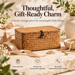Paper Rope Storage Hamper Basket With Lid - Ideal For Gifts