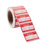 PAT Test Failed Labels Stickers Electrical Safety Portable Appliance Testing