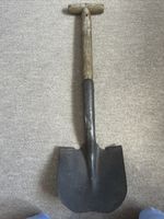 E&W Lucas 1968 Shovel Military Use Wood Handle Great Collectors Prop