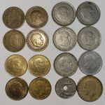 16 Coins From Spain 1944-1984 / Centimos & Pesetas / You Buy What You See