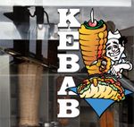Doner Kebab Window Decal Sticker for Kebab Shop
