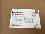 BEA Flown cover London Athens silver jubilee (no3)