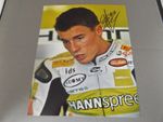 10" x 8" PHOTOGRAPH HAND SIGNED BY JAMES TOSELAND - HANNSPREE HONDA