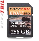 FREETAIL EVOKE Pro 1800x GOLD Series 256GB SDXC UHS-II Memory Card