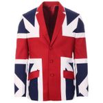 NEW MENS MOD 60s UNION JACK BLAZER JACKET Coronation Who Pete Townshend MC176