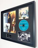 Oasis Framed Maine Road 1996 Programme Cover-Liam Gallagher- Definitely Maybe 