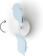 Birdie 2.0 Design Indoor CO2 Monitor Air Quality Meter for Home & Office Glacier