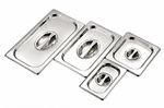 Gastronorm Pan Stainless Steel Lids 1/1, 1/2, 1/3, 1/4, 1/6, 1/9,