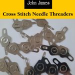 NEW John James needle threaders - cross stitch/tapestry **CHOOSE QTY** FREE P&P