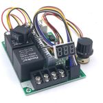 DC10-55V Reversible PWM Motor Speed Controller Switch Control 12V 24V 36V 60A