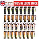 7.4V/11.1V 2000mAh/1200mAh/1400mAh 3S/2S Airsoft Battery + Mini Tamiya Connector