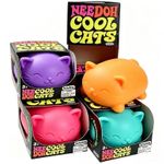 Needoh Cool Cats Funky Pups Squishy Toy TPR Cute Soft Quick Rebound Sensory Fidg