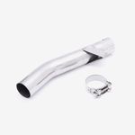 Lextek Stainless Steel Link Pipe for Yamaha FZS 600 (97-03) Exhaust Clamp-On