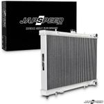 JAPSPEED 50mm ALUMINIUM ALLOY RACE ENGINE RADIATOR RAD FOR NISSAN SKYLINE R32