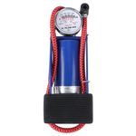 Blue Bicycle Floor Pump Reusable Durable Lightweight Foot Pump Inflator