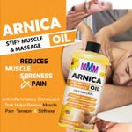 100% Natural Arnica Massage Oil – Joint  Pain Relief & Muscle Aches  Relaxation