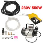 Diesel Transfer Pump Self Priming Fuel Extractor Fluid Oil Bio Electric 220 240V