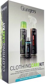 Grangers Technical  Clothing Waterproofing Repel Cleaning Washing Care Kit 