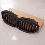 FOR BMW 1 SERIES F40 GLOSS BLACK SINGLE BAR FRONT KIDNEY GRILLE GRILL 2020-ON