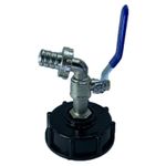 Dovewill Yard IBC Water Tank Adapter Water Hose Connector Fine Thread Fitting