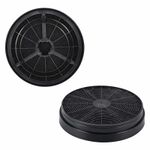 2 PCS Active Carbon Filter Extractor Fan Cooker Hood Filters, for Black