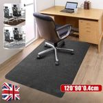 Office Chair Mat Floor Computer Desk Carpet Non-slip Floor Protector 120x90cm