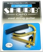 Shubb C1b ( Brass) Acoustic Guitar Steel String Capo