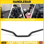 Motorcycle Handlebar 7/8" 22mm Drag Bar Black Replaces For Honda Yamaha Suzuki