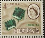 RHODESIA 1966 SG377 EMERALDS  -  MNH