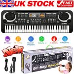 61 Keys Digital Music Electronic Keyboard Electric Piano Musical Instrument New