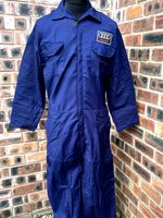Fine Audi Badged Zipped Navy Boiler Suit Polycotton Overalls XXXL 53-54" Chest