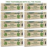 BULK PACK HEMP TOOTHPASTE + FREE TOOTHBRUSHES Hemp Fluoride Free Toothpaste XOC