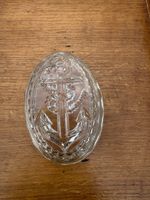 Vintage Glass Jelly Mould With Anchor Design Nautical dessert kitchenalia