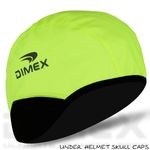 Cycling Skull Cap Under Helmet Motorbike Winter Thermal windproof Hi-Viz Green
