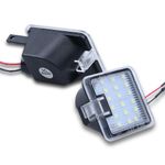 1Pair Side Mirror Puddle Lights LED For Ford C-Max Mondeo Kuga Escape Focus F