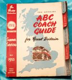 1955 No2 The Official ABC Coach Guide For Great Britain Summer Services & Map