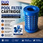 Reusable Type 2  Pool Filter Cartridge Replacement Compatible  Bestway / Intex
