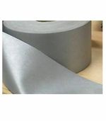 Silver Reflective Iron On Tape Grey 50mm Wide Hi Vis 1 metre to 100 Metre Length